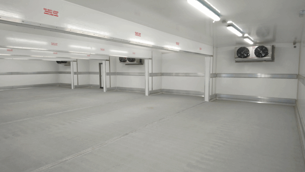 Intérieur chambre froide XXL