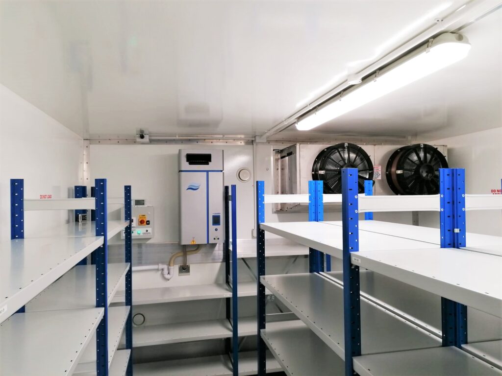 cámara frigorífica control de temperatur y humedad conservación medicamentos termolábiles